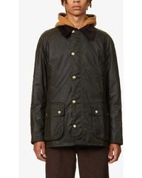 Barbour - Ashby Corduroy-trimmed Waxed Cotton Jacket - Lyst