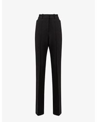 Reiss - Gabi Slip-Pocket Slim-Leg Mid-Rise Woven Trousers - Lyst