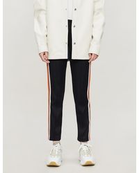 Sandro Striped-panel Shell Tracksuit Trousers - Blue