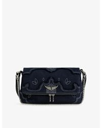Zadig & Voltaire - Rocky Ii Denim Shoulder Bag - Lyst