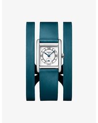 Longines - L5.200.4.75.9 Mini Dolcevita Double Strap Stainless-Steel And Leather Quartz Watch - Lyst