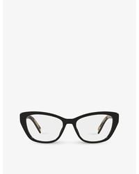 Prada - Pr 19wv Cat Eye-frame Acetate Optical Glasses - Lyst