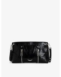 Zadig & Voltaire - Sunny Moody Branded Leather Handbag - Lyst