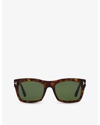 Tom Ford - Tr001698 Nico Square-frame Tortoiseshell Acetate Sunglasses - Lyst