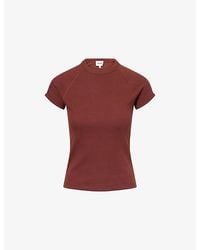 ME+EM - Ultimate Raglan Cotton-Jersey T-Shirt - Lyst