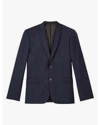 The Kooples - Notch-Lapel Slim-Fit Wool Blazer - Lyst