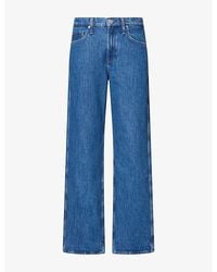 Rag & Bone - Shea Straight-Leg Denim Jeans - Lyst