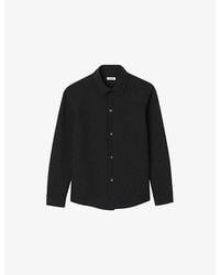 Sandro - Joker Long-Sleeve Regular-Fit Stretch-Woven Shirt - Lyst