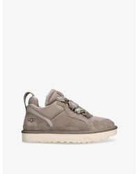 UGG - Lowmel Suede And Mesh Low-Top Trainers - Lyst