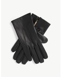 Dents - Hand-Stitched Silk-Lined Leather Gloves - Lyst