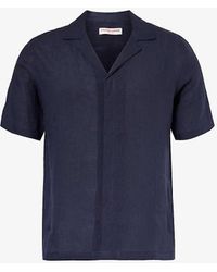 Orlebar Brown - Maitan Split-hem Regular-fit Linen Shirt Xx - Lyst