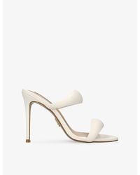 Steve Madden - Saturn Heeled Faux-Leather Sandals - Lyst