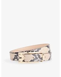 Victoria Beckham - Dorian Pin-Buckle Leather Belt - Lyst