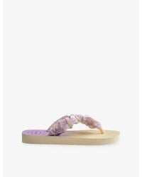 Havaianas - Kids Fluffy Rubber Flip-Flops - Lyst