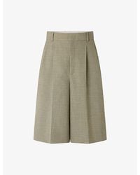 Soeur - Imogen Wide-Leg Cotton-Poplin Shorts - Lyst