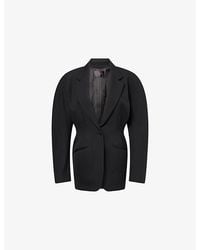 Mugler - Hourglass Tailored Wool Jacket - Lyst