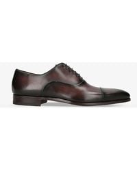 Magnanni - Milos Toecap-stitched Leather Oxford Shoes - Lyst