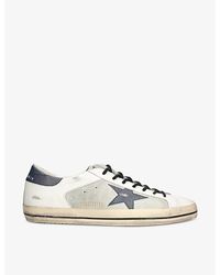 Golden Goose - Superstar Lizard-Pattern Leather Low-Top Trainers - Lyst