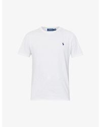 Polo Ralph Lauren - Short-Sleeved Crewneck Cotton-Jersey T-Shirt - Lyst