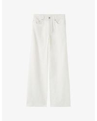 Claudie Pierlot - Relaxed-Fit Straight-Leg High-Rise Jeans - Lyst