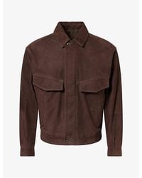 The Row - Vana Reversible Suede Jacket - Lyst