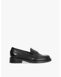 Dune - Giya Wide-Fit Leather Loafers - Lyst