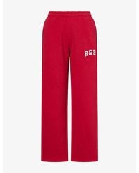 Ru & Rocka - Varsity Logo-Print Jersey Jogging Bottoms - Lyst