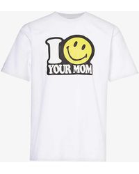 Market - Smiley Your Mom Graphic-print Cotton-jersey T-shirt - Lyst