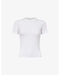 ADANOLA - Utimate Short-Sleeve Stretch-Modal T-Shirt - Lyst