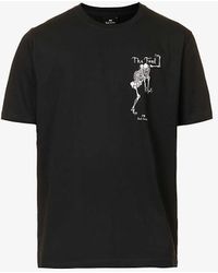 PS by Paul Smith - The Fool Graphic-print Cotton-jersey T-shirt - Lyst