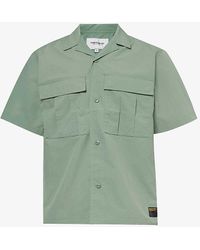 Carhartt - Evers Brand-patch Woven Shirt - Lyst