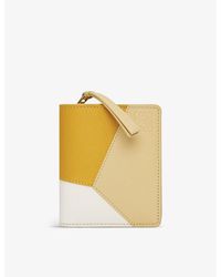 Loewe - Puzzle Compact Leather Zip Wallet - Lyst