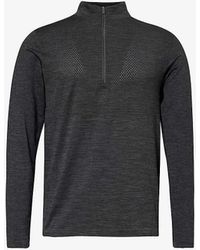 lululemon - Metal Vent Tech Half-zip Recycled Polyester-blend Sweatshirt X - Lyst