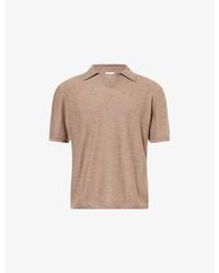 The Row - Morand Short-Sleeve Cashmere Polo Top - Lyst