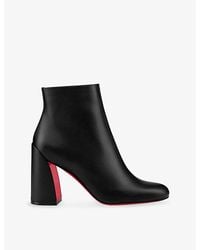 Christian Louboutin - Turela 85 Leather Ankle Boots - Lyst