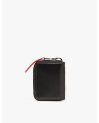 DIESEL - Zip-D Logo-Embossed Leather Key Holder Wallet - Lyst