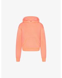 Skims - Light French Terry Relaxed-fit Cotton-blend Hoody - Lyst