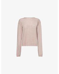 Rick Owens - Round-Neck Long-Sleeve Virgin-Wool Jumper - Lyst