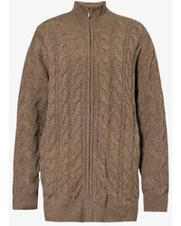LeKasha - Akita Relaxed-fit Organic-cashmere Knitted Cardigan - Lyst