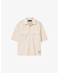 AllSaints - Rockland Check-Print Cotton Shirt - Lyst