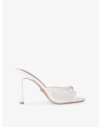Carvela Kurt Geiger - Isabella Lace Heeled Mules - Lyst