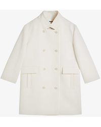 Ted Baker - Maisunn Double-breasted Cotton Jacket - Lyst