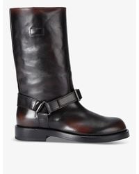 Officine Creative - Blk/ Beryl 100 Leather Mid-Calf Leather Boots - Lyst