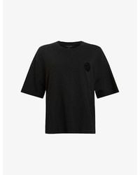AllSaints - Zanda Relaxed-Fit Cotton-Jersey T-Shirt - Lyst