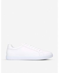 aldo black leather sneakers