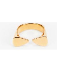 Dominic Jones Open 18ct Yellow Gold-plated Vermeil Recycled Silver Ring - Metallic