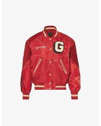 Givenchy - Brand-appliqué Relaxed-fit Shell Jacket - Lyst