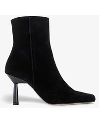 Alohas - Frappé Stiletto-heel Leather Ankle Boots - Lyst