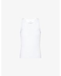 Calvin Klein - Crewneck Pack-Of-Three Cotton-Blend Tank Top - Lyst