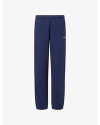 Sporty & Rich - Modern Logo-Print Cotton Jogging Bottoms - Lyst